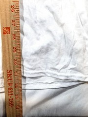 Hanes ComfortSoft Mens White T-Shirts 3XL 2-Pack Pre-Owned 100% Cotton