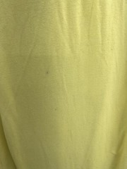 Mens Express Shirt Size Large Solid Yellow Short Sleeve Polo
