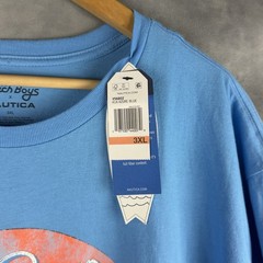 Beach Boys Nautica Shirt Mens 3XL Blue Short Sleeve Crewneck Outdoor NEW