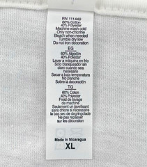Next Level Apparel V Neck Premium T Shirt Men’s XL White Style# 6240 (4 Pack)