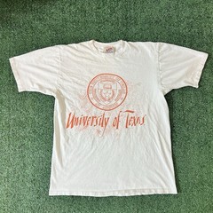 Vintage 80s 90s University of Texas T-Shirt Sz L Single Stitch Made in USA