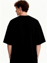 1pc T-Shirt Homme Motif Attaque d’Ours Amusant Respirant Décontracté avec Imprim