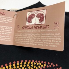 NEW Austrailia Indigenous Dreamings T Shirt Men’s Medium M Black Short Sleeves