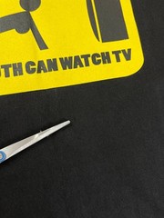Vintage Changes “So We Both Can Watch Tv” Sex Logo Humor T-Shirt Size L