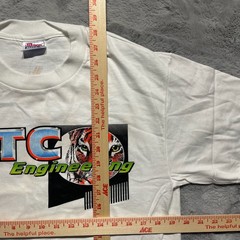 Vintage MTC Engineering Tony Lang Top Fuel Motorcycle Racing T-Shirt