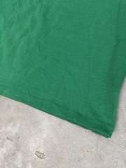 Vintage Sport-T By Stedman Shirt Mens Large Green Contrast Stitch Made USA 50/50