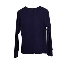 Quince Men Flowknit Breeze Performance Long Sleeve Tee Blue Sleeved Top L