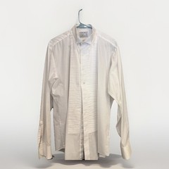 LORD WEST L 4-5 Tuxedo Shirt. Broadcloth Please Check Photos For Measurements