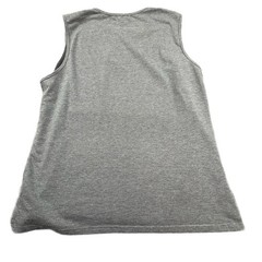 Coofandy Mens XL Gray Tank Top Sleeveless American Flag Patriotic Graphic Shirt