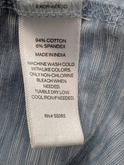 Express T Shirt Mens Medium Blue Flex Stretch V Neck Short Sleeve Comfort Preppy