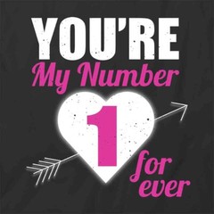 YOU’RE NUMBER 1 TShirt Tee Short-Sleeved Cotton CLOTHING S1BSA534