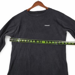 Carhartt Mens XL Black Thermal Waffle Knit Long Sleeve Faded Shirt K229 Workwear