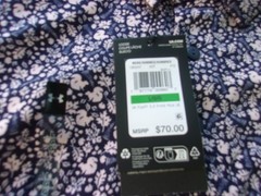 NWT Under Armour Loose Fit golf polo, men’s L, blue, pink squirrels, poly., $70