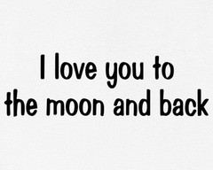I Love You to the Moon and Back T-Shirt Romantic Love Quote Tee