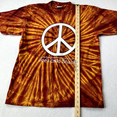 Vintage Joes Crab Shack T-Shirt Mens L Tie Dye Single Stitch Made in USA Alore