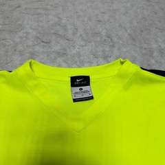 Nike Dri Fit T Shirt Neon Yellow Night of Nets Short Sleeve Mens Size Medium M