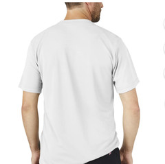 Dickies Men’s 2XL Relaxed Fit Performance Polyester Tee Shirt White NWT