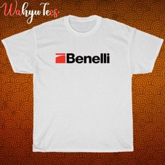 New Benelli Shotgun Logo Black/Grey/Navy/White Size S-5XL Unisex T-Shirt