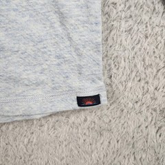 Faherty Shirt Mens Large Gray Cloud Cotton Henley Long Sleeve Soft Pima Modal