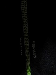 Adidas Climate Men’s XL Short Sleeve T-shirt Black with Neon Yellow Stitching