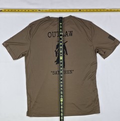 US Army 116th Infantry A Co 3/116 East African Response Force Outlaw T-Shirt L