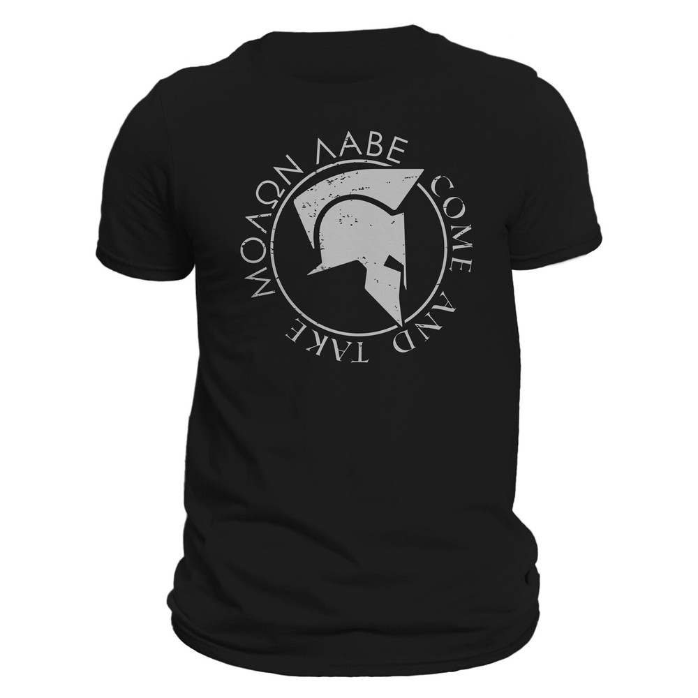 Molon Labe Spartan Warrior Men’s T-Shirt