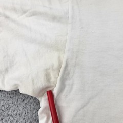 Nautica Jeans Shirt Mens XL VTG White Logo Graphic
