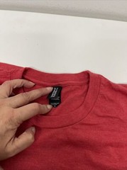 District Made Mens Graphic Printed T-shirt Red Large Short Sleeve NWOT