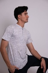 Men’s Short Sleeves Henley T-shirt