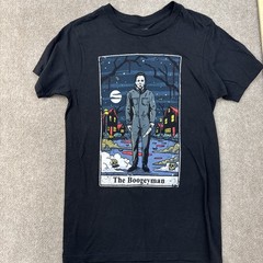 John Carpenter Medium Halloween Boogeyman T-Shirt Black Horror Graphic Tee