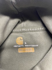 Carhartt Mens Army Green Turtleneck Long Sleeve Shirt Relaxed Fit Large
