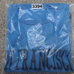 San Francisco Graphic T-Shirt Tourist Tee Blue (see photo for flaw)