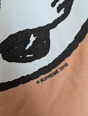 Supreme Molotov Tee Shirt 2018 Mens Large Orange Made In USA Graphic Tee