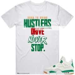 White T-Shirt To Match Air Jordan 1 Low SE Lava Glow