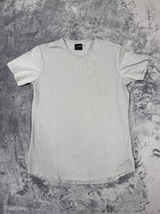 CUTS Clothing Men’s Elongated Crew Neck T-Shirt With Pocket NWOT