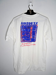 Vintage 90s Computer Apple Windows AMD Tech T Shirt Large Single Stitch Nerd Tee