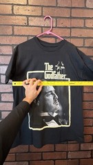 Godfather Don Corleone Vintage Portrait Men’s T Shirt Marlon Brando Mafia NWOT