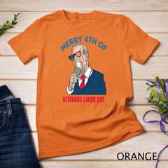 Joe Biden Confused Merry 4th of Of July Veterans Labor Day Unisex T-shirt