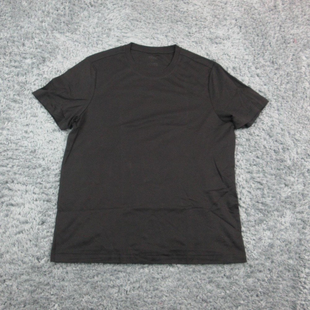 TexTale Shirt Mens XL Black Soft Cotton Modal Crewneck Tagless Basic Tee NWOT