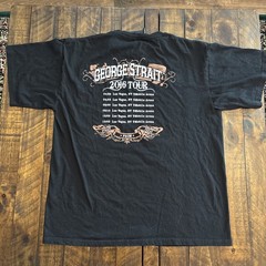 George Strait 2016 Concert Tour Men’s Double Sided T-Shirt Size XL
