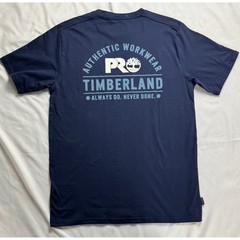 Timberland PRO Mens Navy Blue Authentic Workwear Graphic T-Shirt Small NEW