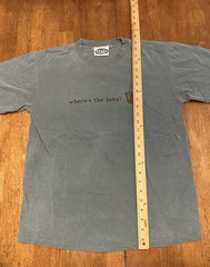 Vintage Y2K Espresso Love Coffee T Shirt S/M Blue Edgartown Massachusetts