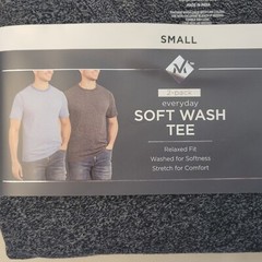 Member’s Mark Men’s 2-Pack Everyday Soft Wash Tee Sz S