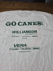 Miami Hurricanes Basketball 2013 ACC Regular Season Champions Tshirt XL