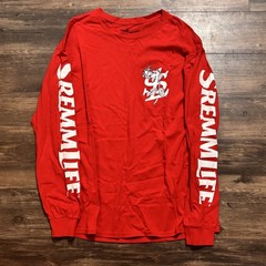 Rae Sremmurd Sremmlife Red L/S Shirt Sz L Tour Concert Hip Hop Rap