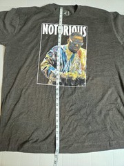 Brooklyn Mint Biggie Smalls Coogi Sweater Graphic Gray T-Shirt Men’s XXL NWOT