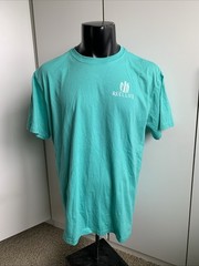 Reel Life Men’s Short Sleeve Graphic Tee Size Large Teal