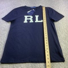 Polo Ralph Lauren Mens Custom Slim Fit RL Graphic T-Shirt Navy Blue Small NWT