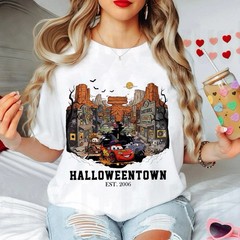 Disney Cars Lightning McQueen & Friends Halloween Town Tshirt Men Women
