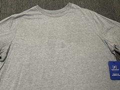 George T Shirt Mens 3XL (54-56) Grey Short Sleeve Crew Neck Tee NEW NWT